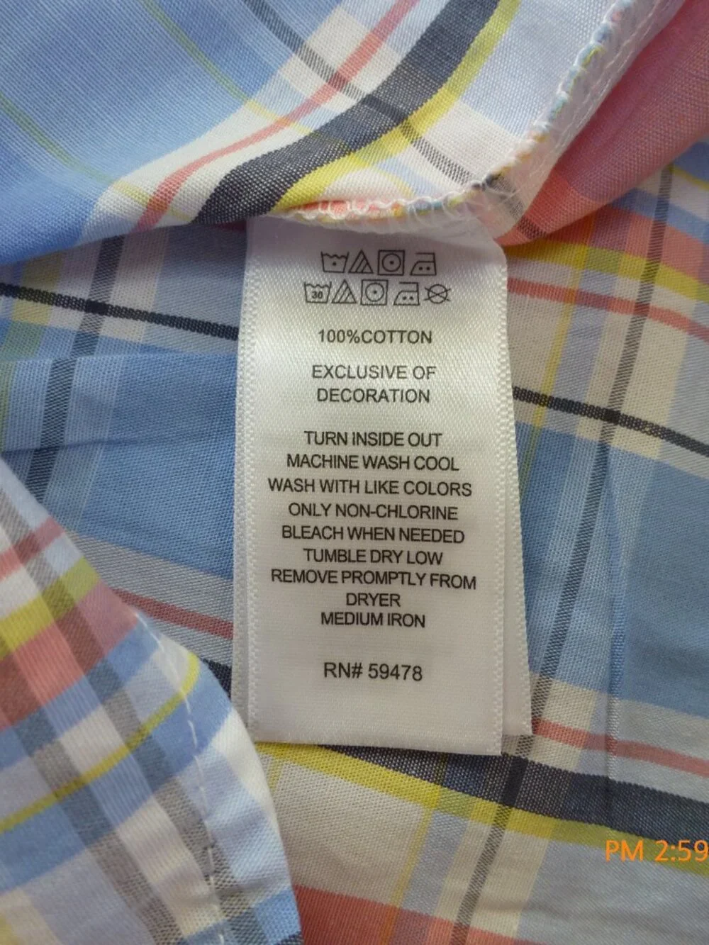 TOMMY BAHAMA 100% Cotton Boys 18M months Plaid Button Short sleeve shirt
